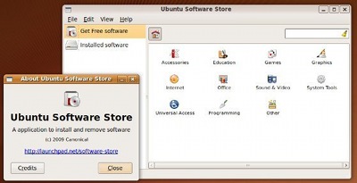 Pantallazo de Ubuntu Software Store